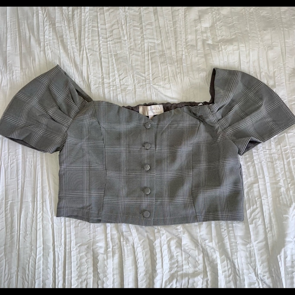 Forever 21 - Button-front Cropped Shirt